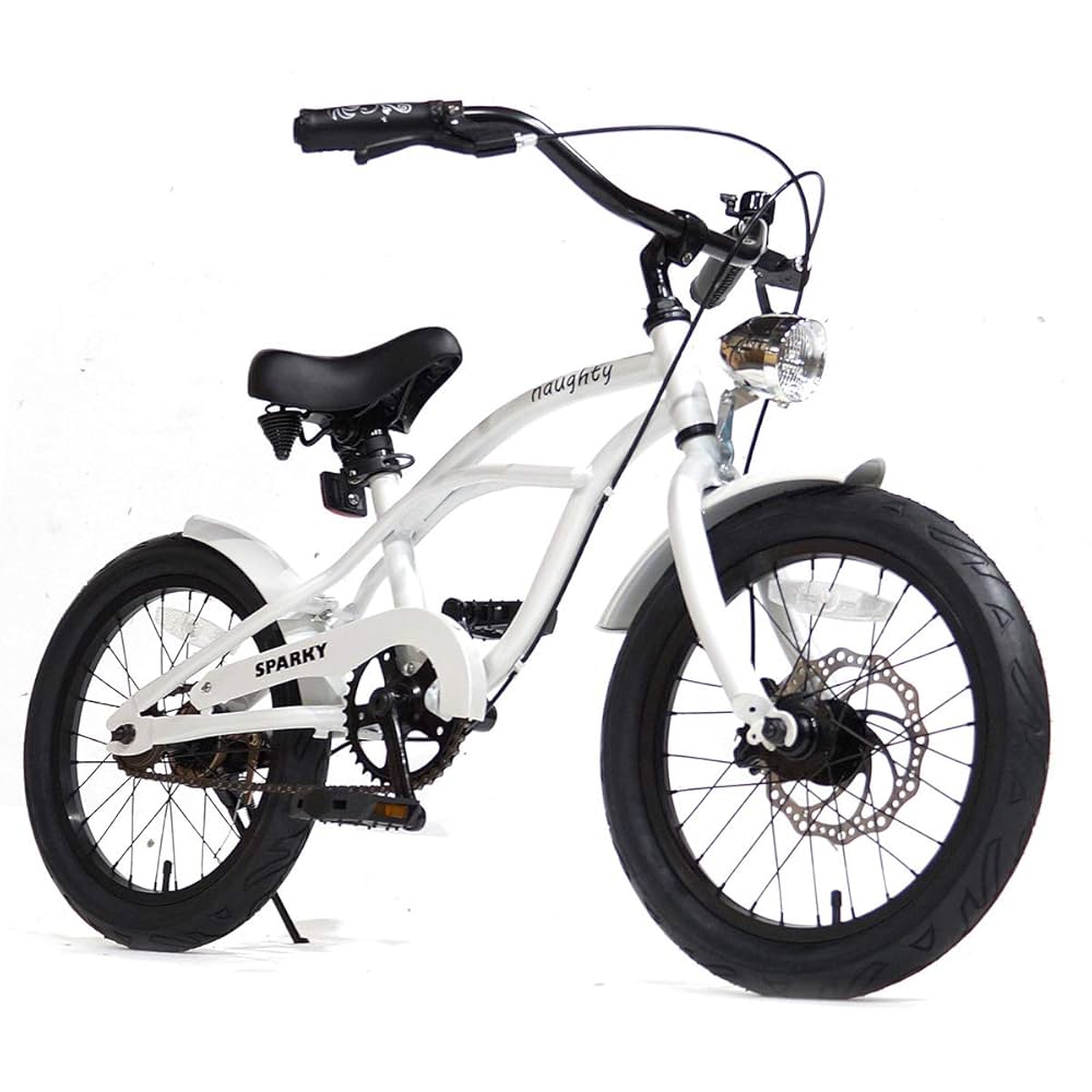 ビーチクルーザー Amazon | ビーチクルーザー 子供自転車 ディスクブレーキ 16